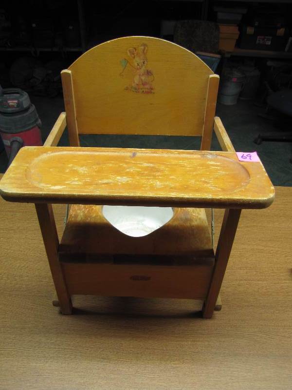 Vintage Childs Potty Chair