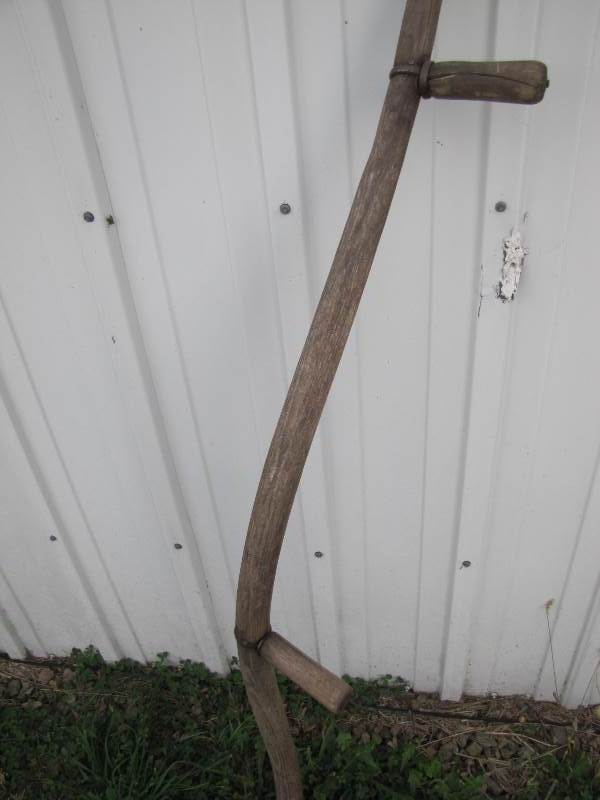 Vintage Wooden Scythe