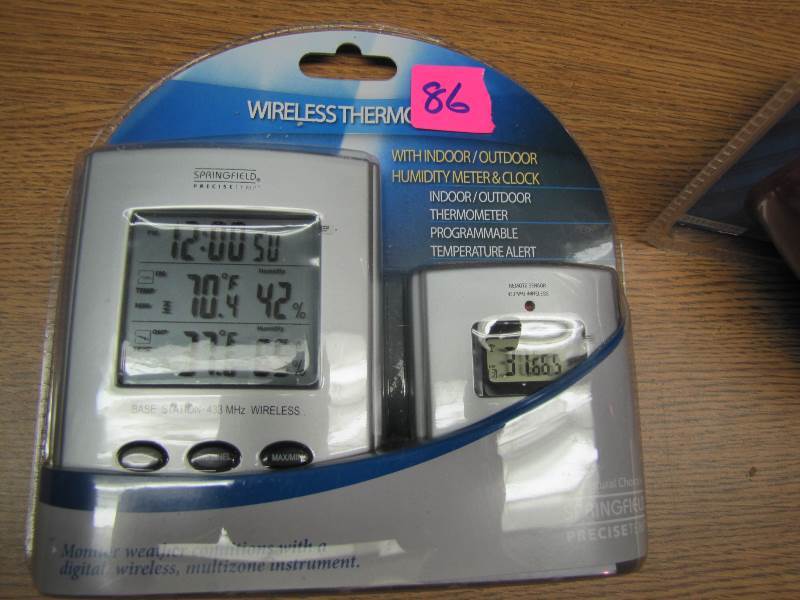 Wireless Thermometer & Portable Electronics Charger