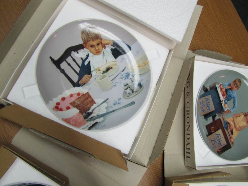 5 Bing & Grondahl Plates Cute