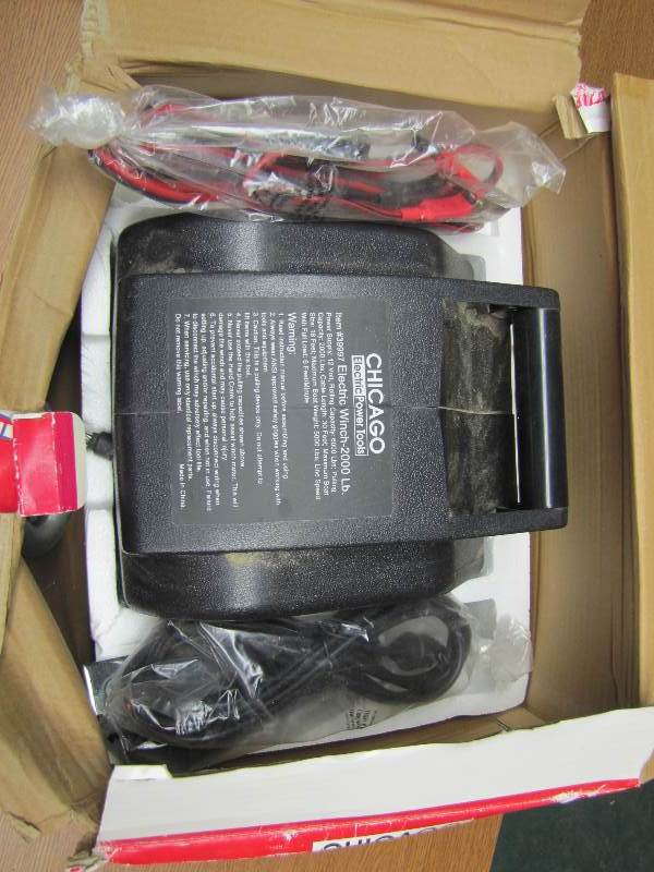 2000 Lb Electric Winch NEW