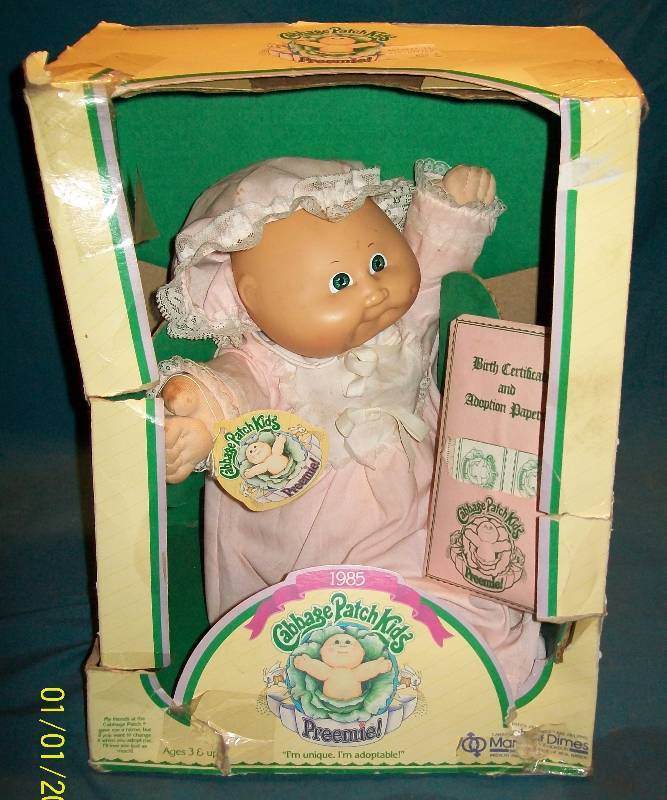 1985 cabbage patch kid in box