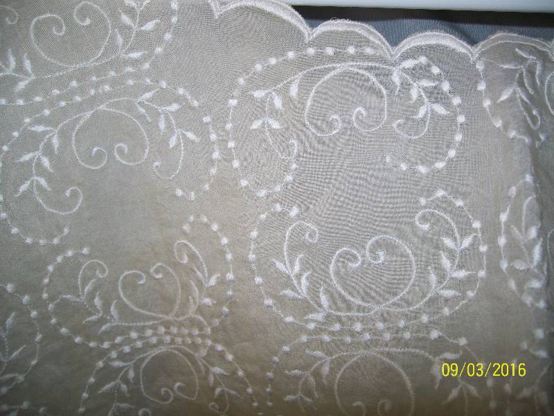 lot 16 image: 2-  Adult CostumeBridal Cape Shawls & 1- Adult CostumeWhite-ish Satin Camisole.