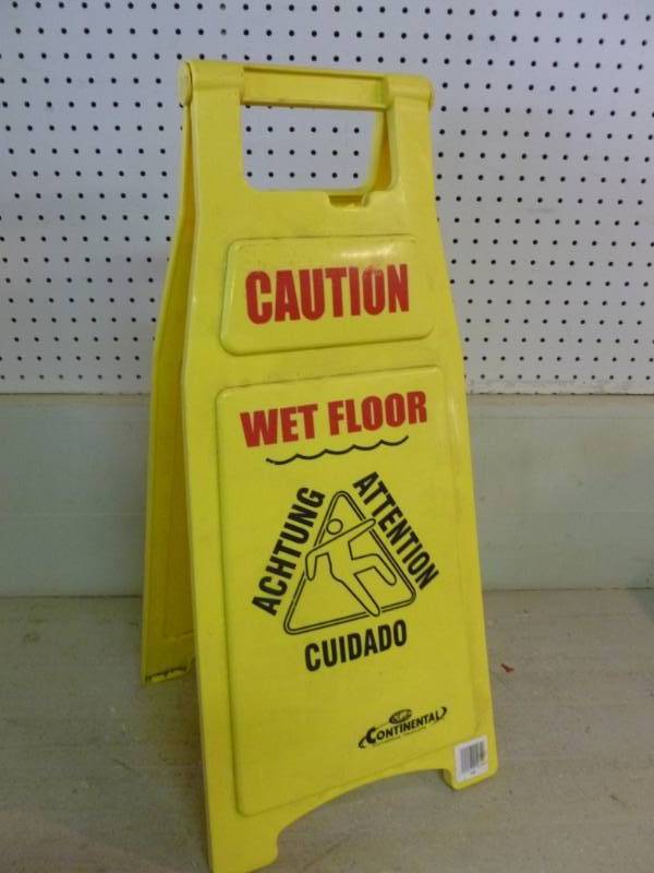 lot 81 image: Wet Floor Sign