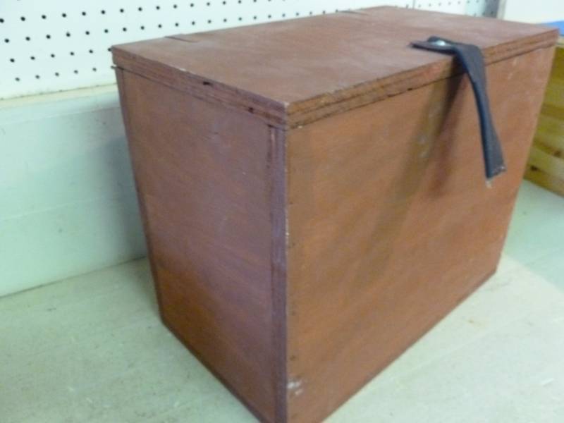 lot 183 image: Wooden Storage Box