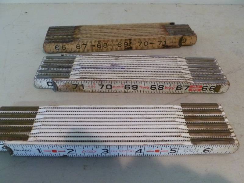 lot 213 image: Vintage Wooden Tape Measure