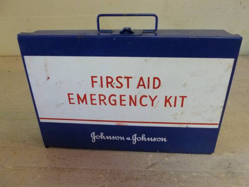 lot 234 image: Vintage First Aid Box