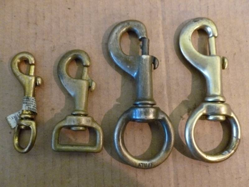 lot 244 image: Bronze Bolt Snaps