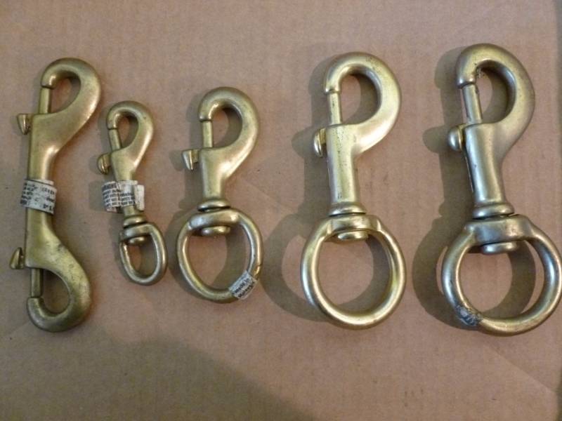 lot 245 image: Bronze Bolt Snaps
