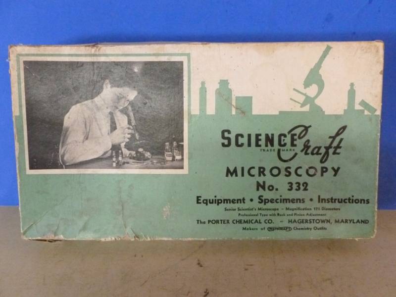 lot 326 image: Vintage Microscope
