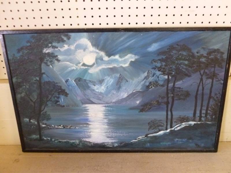 lot 340 image: Oil On Canvas