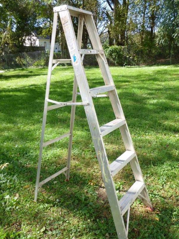 lot 368 image: Aluminum Step Ladder
