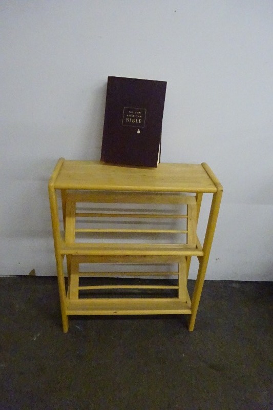 lot 74 image: Bible and book stand