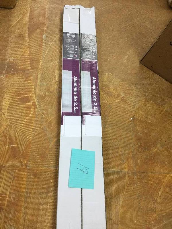 lot 19 image: Lot of 2 1 mini alum blinds