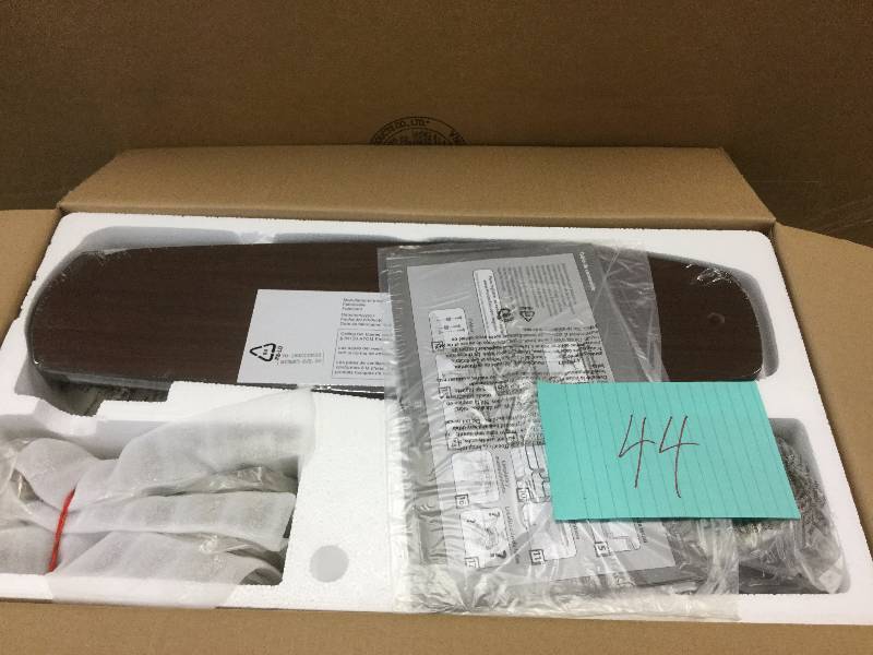 lot 44 image: Hunter Builder Plus 52 in Brushed Nickel Ceiling Fan New in original box