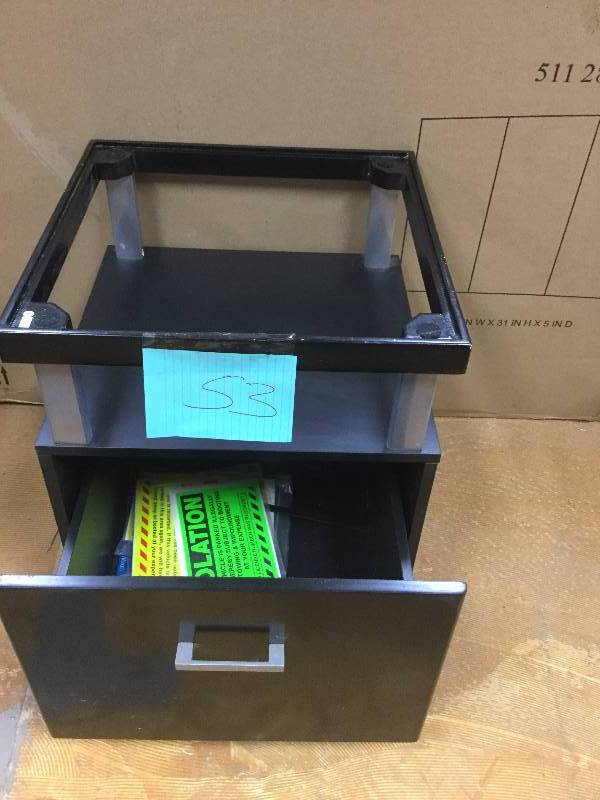 lot 53 image: Side Table missing Top Glass