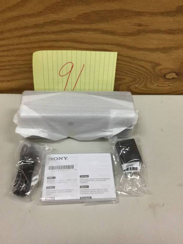 lot 91 image: Sony SRSX33 Powerful Portable Bluetooth Speaker Never Used