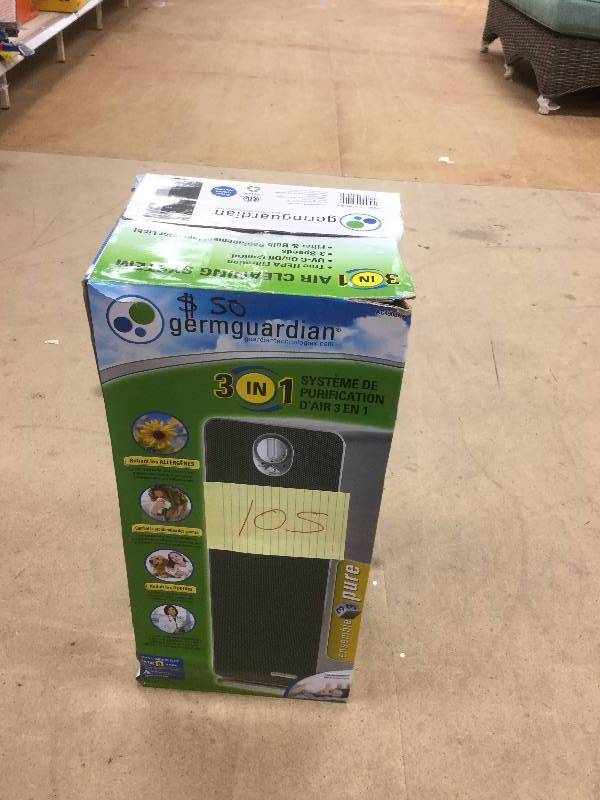 lot 105 image: Germguardian 3 in 1 Air Ckleaning System