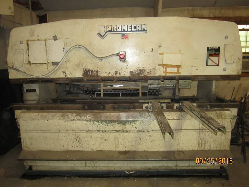 lot 2 image: Promecam 8 foot 60 ton brake, runs ...
