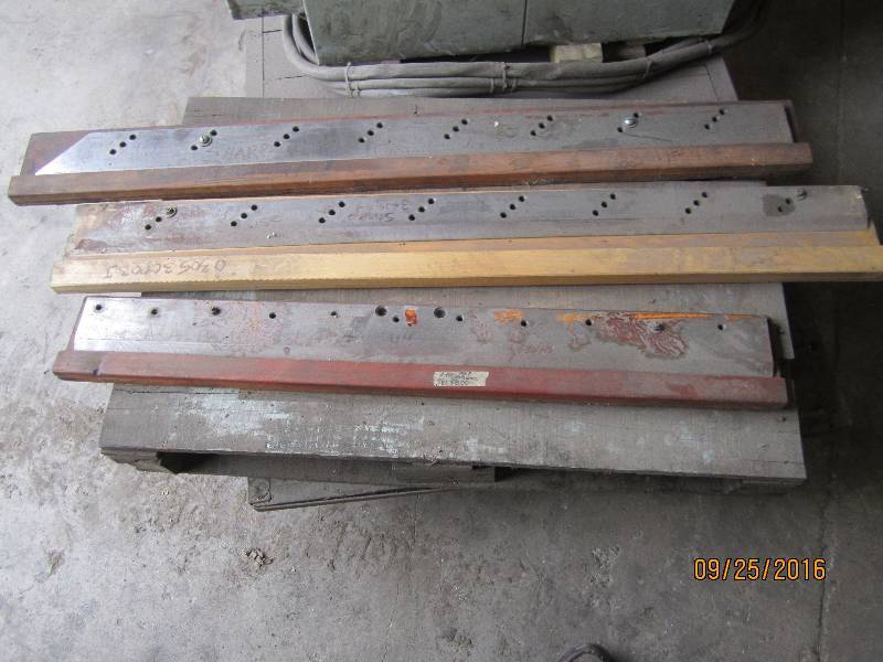 lot 8 image: Lot of shear dies, never used since...