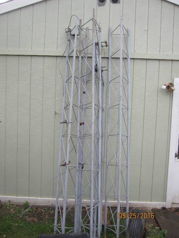 lot 51 image: TV Or windmill tower, each section ...