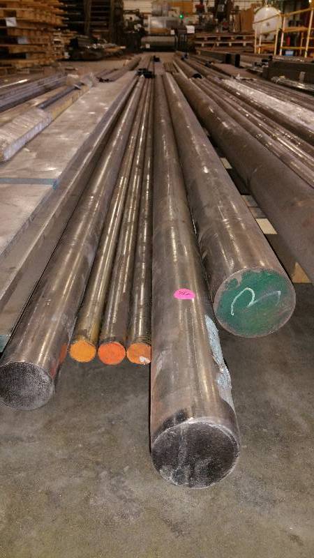 (6) Ground & Polished Steel Round Bars - Various Sizes