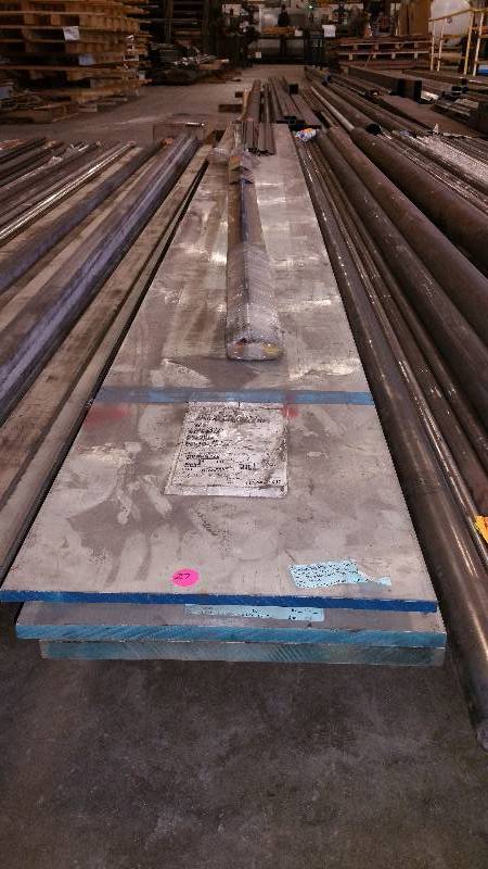 12 x 12 Aluminum Flat Bars  Dim Rails  Acme Threaded 4140 Bar