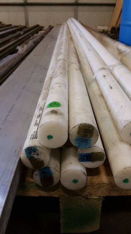 (6) Delrin 10 Round Bars
