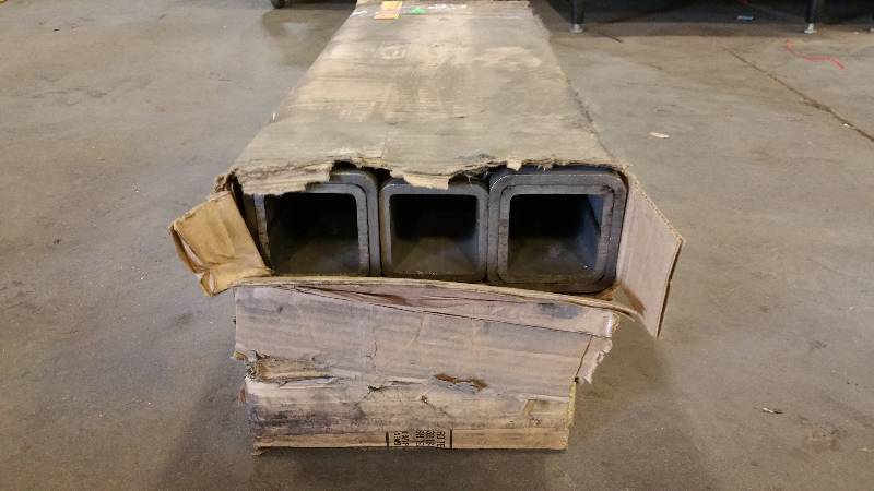 (3) 24 Steel Receiver Tube - Drilled & Collered