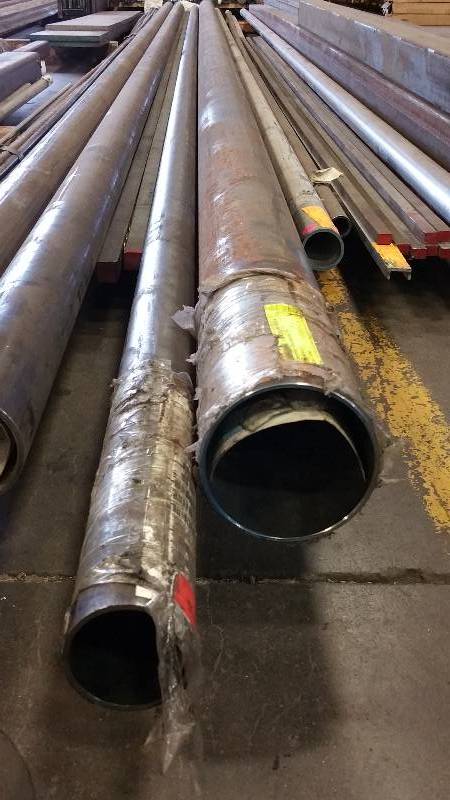 (2) Large 20 Steel Round Tubes