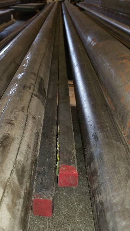 (2) 20 Steel Square Rods