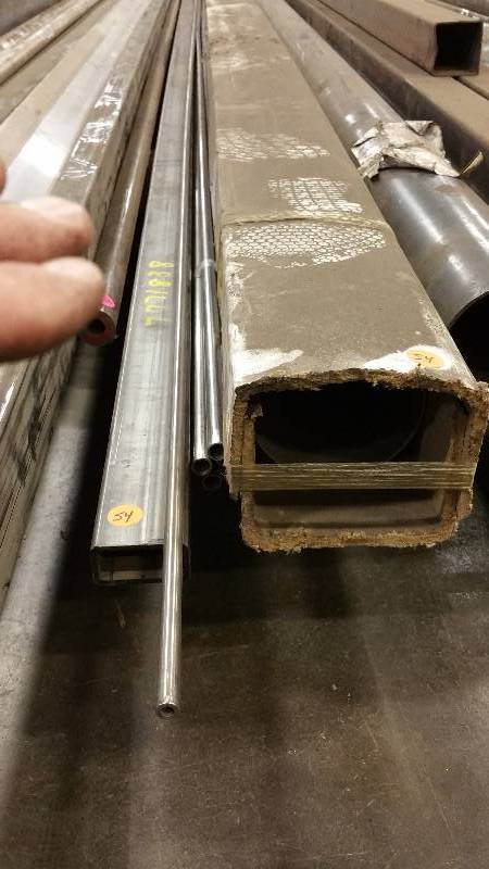 (5) Pieces of Stainless Steel Including 20 x 4 Tube