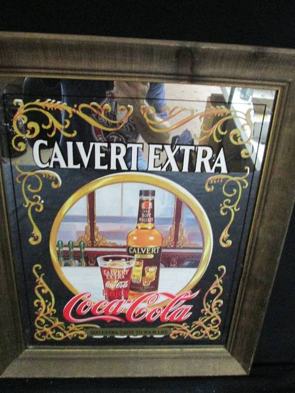 lot 5 image: Coke-Cola & Calvert Extra Bar Mirror