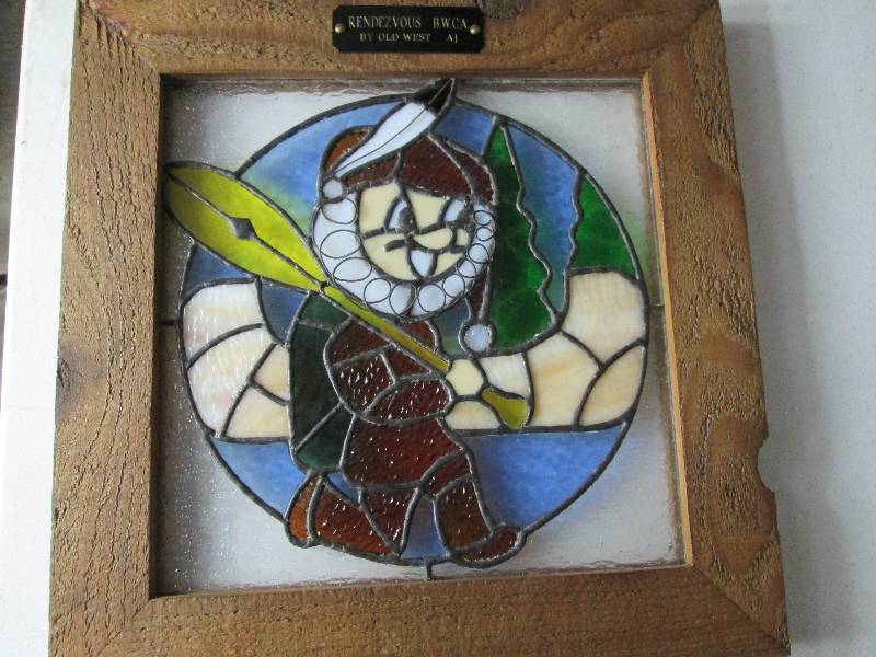 lot 9 image: Stained Glass By Old West by AJ Rendezvous B.W.C.A