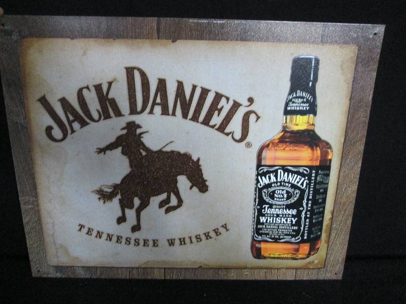 lot 15 image: Jack Daniels Collectable Tin Sign