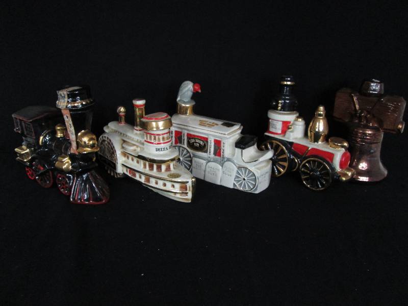 lot 44 image: Ezra Brooks Decanters