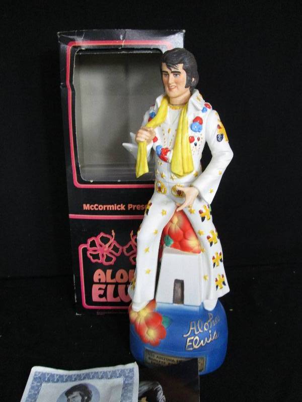 lot 48 image: McCormick Aloha Elvis Decanter
