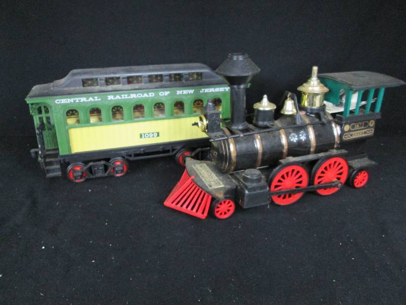 lot 64 image: Jim Beam Train Decanters