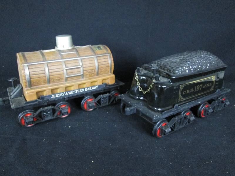 lot 65 image: Jim Beam Train Decanters