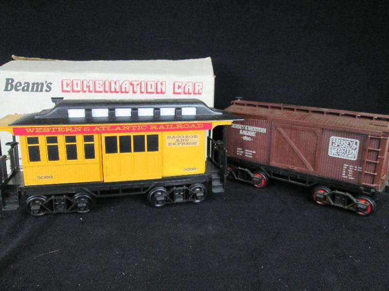 lot 69 image: Jim Beam Train Decanters