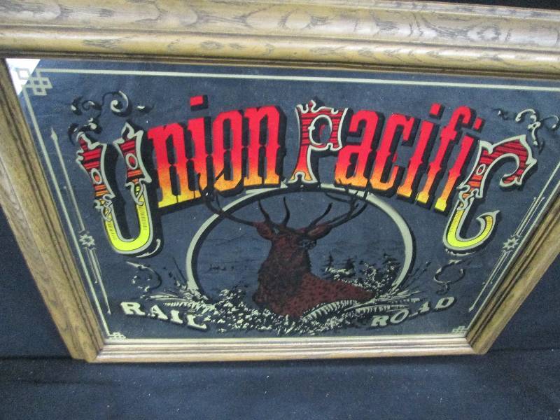 lot 73 image: Union Pacific Rail Road Mirror