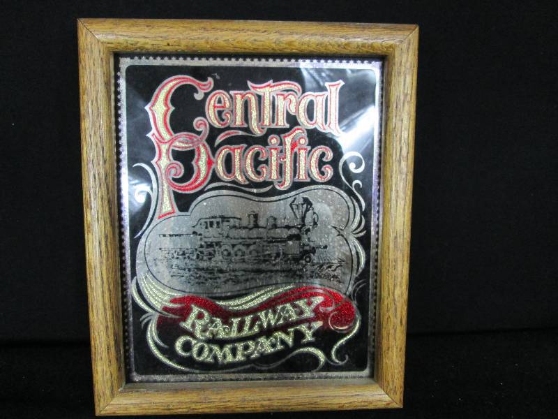 lot 74 image: Union Pacific Rail Road Mirror