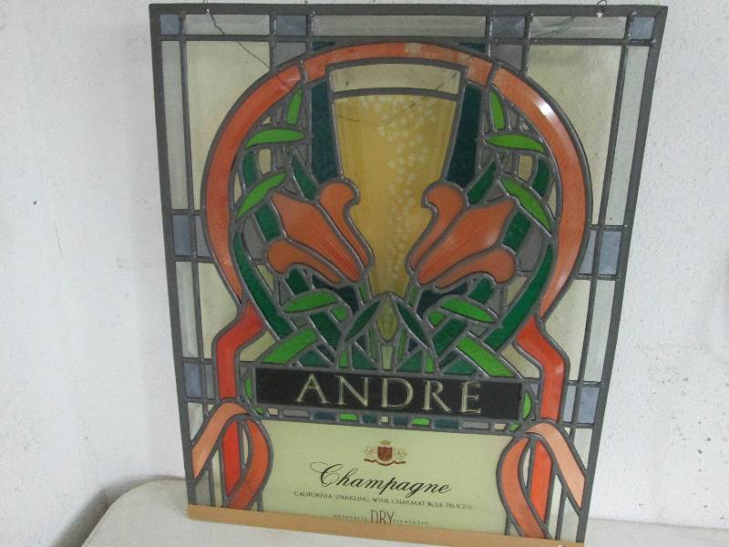 lot 103 image: Andre Champagne Advertising Sign