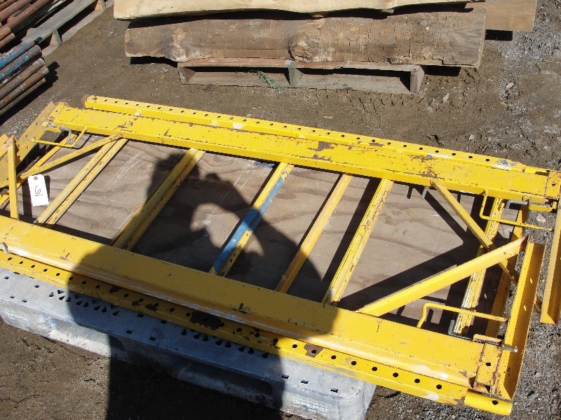Scaffolding with Wooden Platform