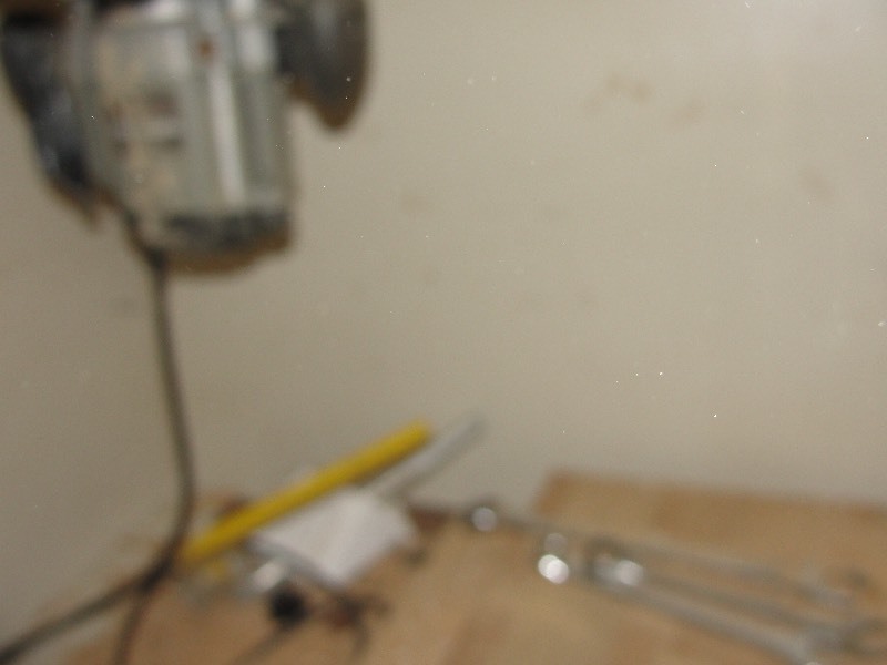 Router with Extra Bits - Cabinet on Castors