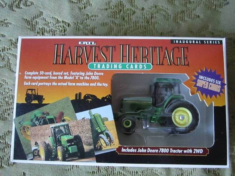 lot 7 image: Ertl Harvest Heritage trading cards...