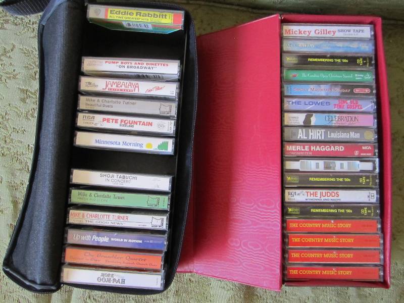 lot 23 image: Cassette tapes in cases...