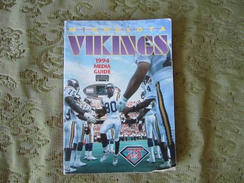 lot 24 image: Vikings 1994 media guide...