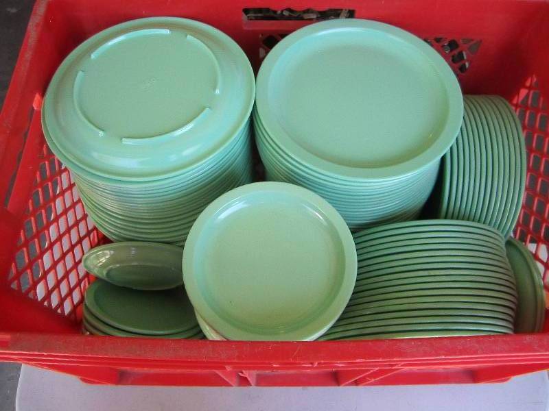 lot 53 image: Approx 120 piece vintage ABC plasti...