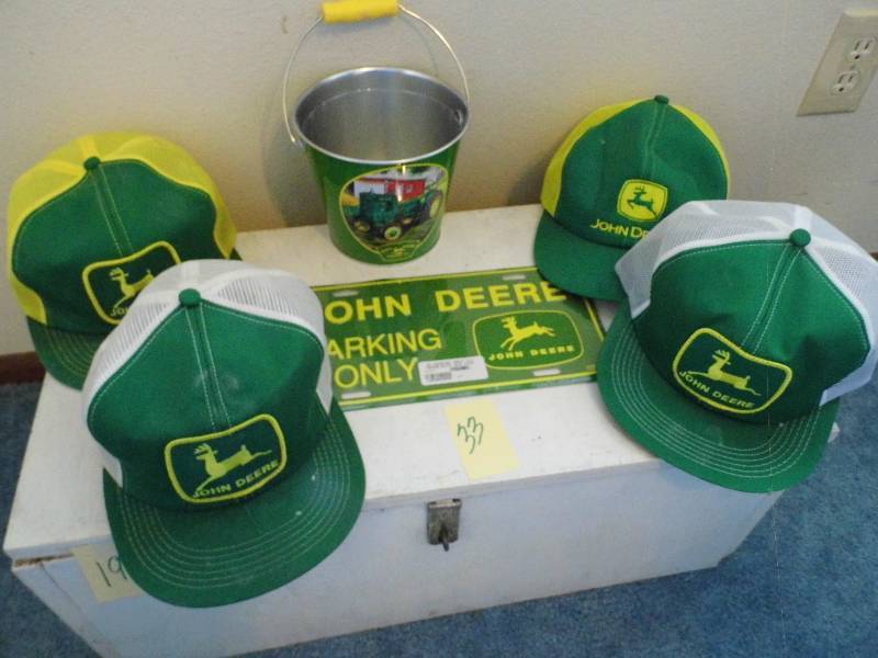 John Deere Hats - License Plate - Bucket
